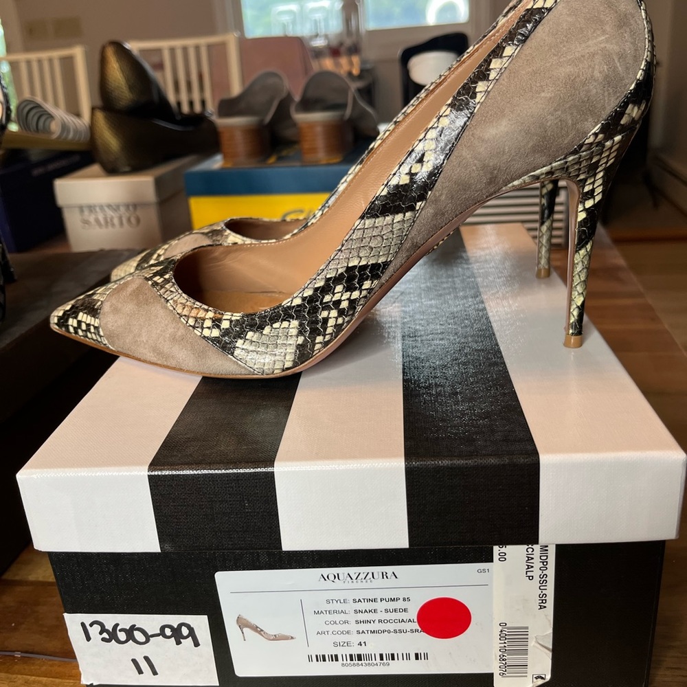 Soft Aquazzura heels hardly worn